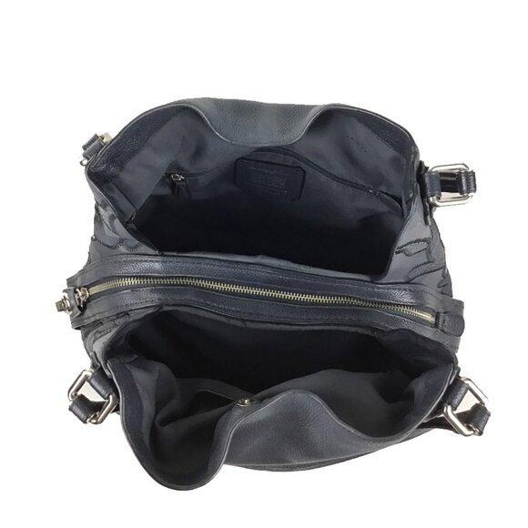 COACH EDIE Patchwork Tea Rose Shoulder Bag - Picture 5 of 11